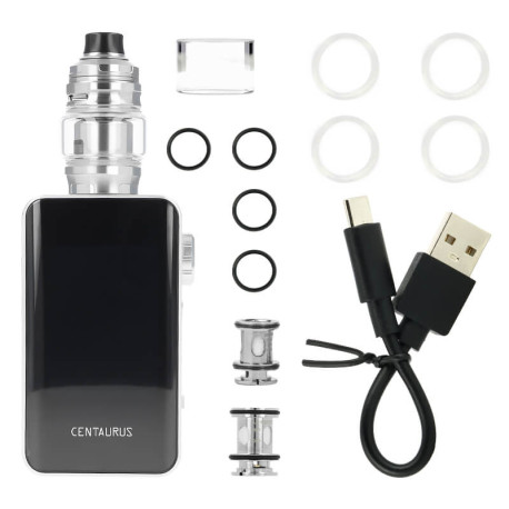 Box contents of Lost Vape's Centaurus BT200 kit
