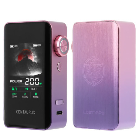 Lost Vape's Centaurus BT200 mod in Pink Purple