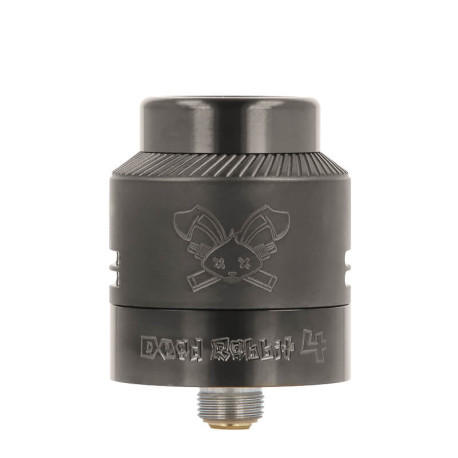 Hellvape's Dead Rabbit 4 RDA dripper in Gunmetal