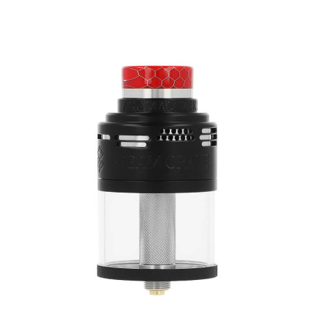 Steam Crave's Plus V4 RDTA aromamizer in Black