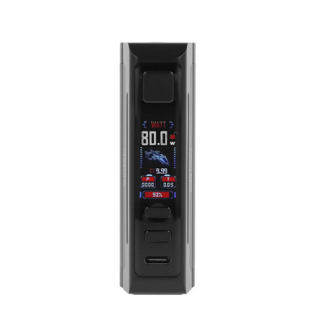 The 0.96" TFT screen of Aspire's Zelos X80 mod