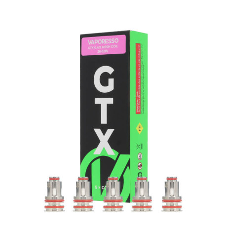 Vaporesso GTX Coils (x5) in Dual Mesh 0.4Ω