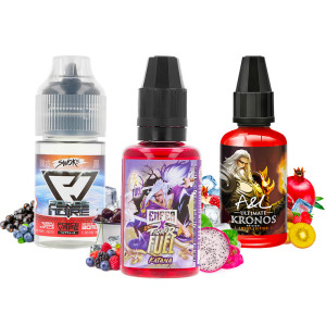 The three concentrates of A&L's DIY pack of october 2025