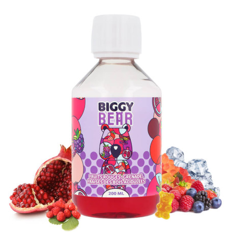 Secret's Lab's Biggy Bear Fruits Rouges Grenade Fraise des Bois 200ml e-liquid