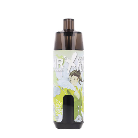 The USB-C port of JNR and Fighter Fuel's Green Blitz Refillable Puff