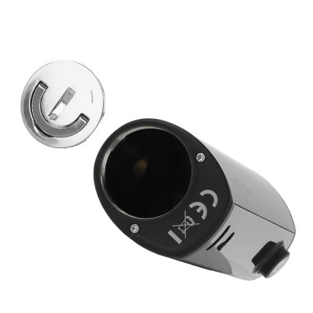 The battery compartment of Eleaf's iStick XC100 mod