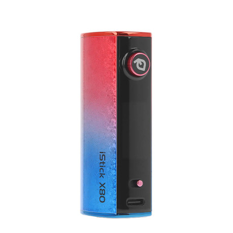 Eleaf's iStick X80 mod in Red Blue Gradient