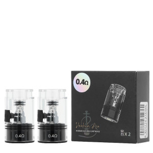 The pack of 2 Fumytech's Hookah Air Mini cartridges in 0.4ohm