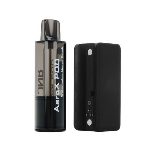 The magnetic connection of JNR's AeroX Watermelon Mango Peach Refillable Puff