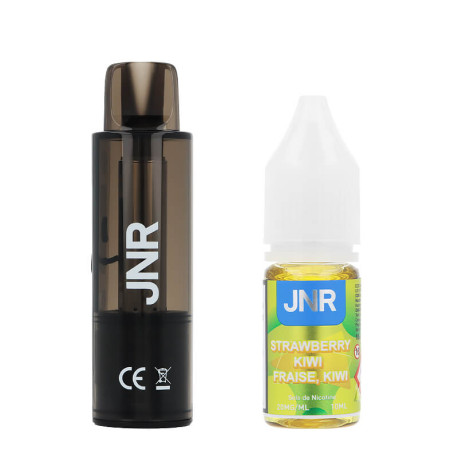 JNR's AeroX cartridge and the Strawberry Kiwi e-liquid in 20mg/ml of nic salt