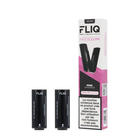 Vampire Vape's Fliq 20mg prefilled cartridges in Pink Lemonade