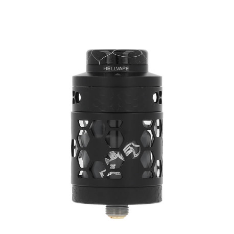 Hellvape's Dead Rabbit 4 RTA Pro atomizer in Matte Black
