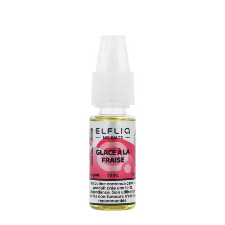 Elfbar's ELFLIQ Glace à la Fraise 10ml e-liquid