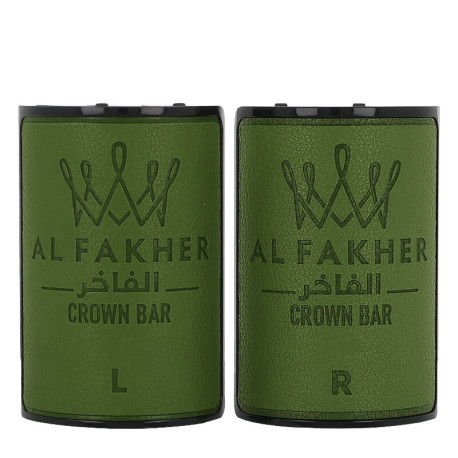 The two pods of Al Fakher's Crown Bar Hyper Max Space Dream 30K Rechargeable Puff