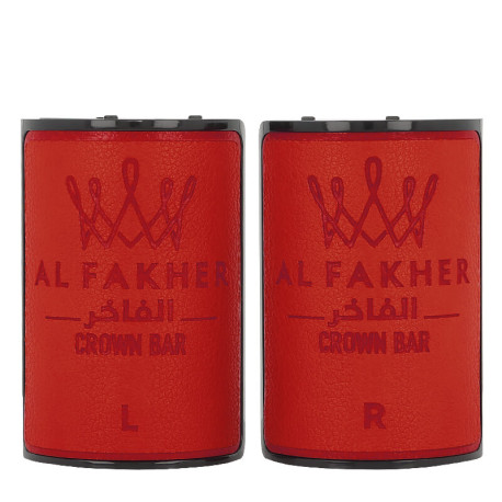 The two pods of Al Fakher's Crown Bar Hyper Max Hubba 30K Rechargeable Puff