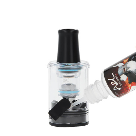 The filling of the cartridge of Aspire's Magnum Nano E-Chicha podmod