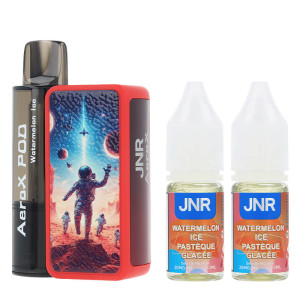 JNR's AeroX Watermelon Ice Pastèque Glacée refillable puff