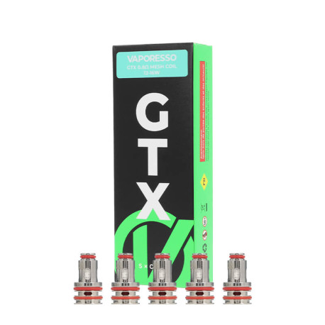 Vaporesso GTX Coils (x5) in 0.8Ω
