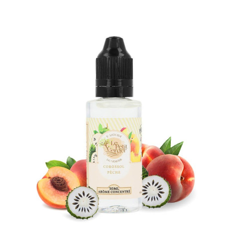 Savourea's Le Petit Verger Corossol Pêche 30ml concentrate