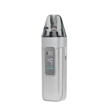 Vaporesso's Luxe X3 podmod in grey silk