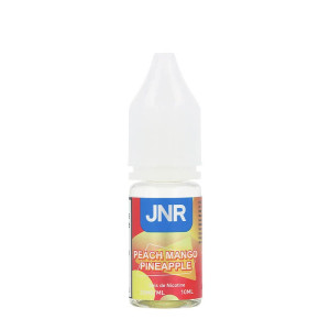 The JNR's Falcon-X Plus Joker Peach Mango Pineapple e-liquid in 20mg/ml nicotine salts