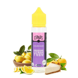 VDLV's Cirkus Cheesecake Citron Yuzu 50ml e-liquid
