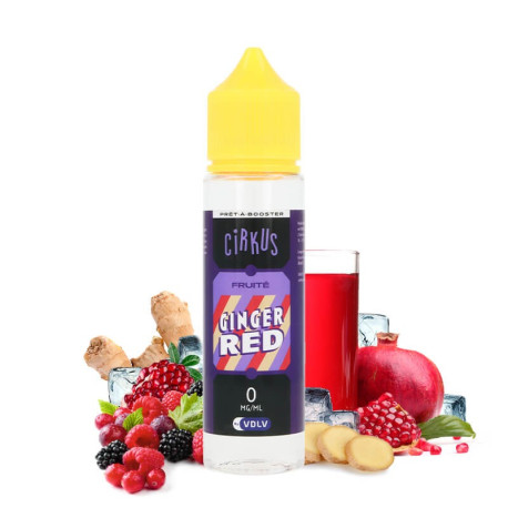 VDLV's Cirkus Ginger Red 50ml e-liquid