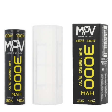MPV's 3,000mAh 40A 18650 battery