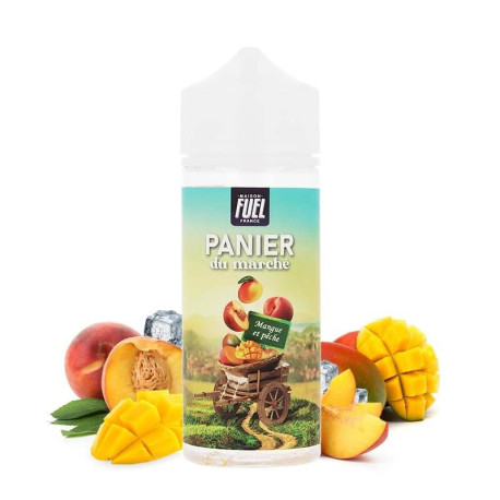 The Panier Du Marché Mangue et Pêche e-liquid by Maison Fuel in 100ml