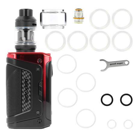Box contents of Geekvape's Aegis Legend 5 kit