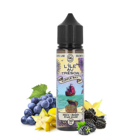 Secret's Lab's L'île Au Trésor Purple Bay 50ml e-liquid