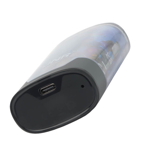 The USB-C port of JNR's Gorilla X Lady Killa 43K Puff