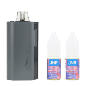 JNR's Cruiser Plus 37K Black Ice puff and its two 20 mg/ml nicotine salt e-liquids