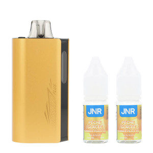 JNR's Cruiser Plus 37K puff and the two Summer Peach Ice e-liquids