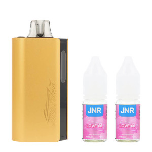 JNR's Cruiser Plus 37K puff and the two Love66 e-liquids