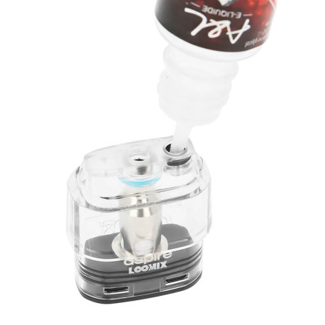 The filling of Aspire's Loomix cartridge