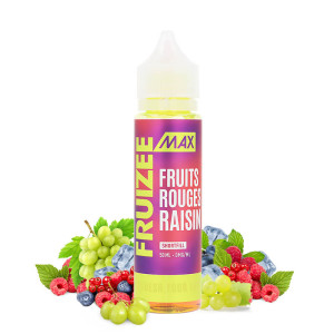 The Fruizee Max Fruits Rouges Raisin e-liquid by Eliquid France in 50ml