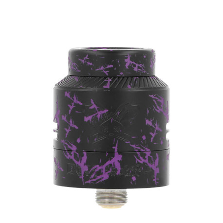 Hellvape's Dead Rabbit 4 RDA dripper in Black Purple
