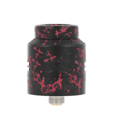 Hellvape's Dead Rabbit 4 RDA dripper in Black Red
