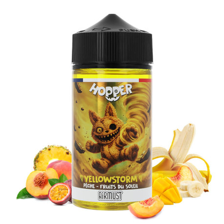 Airmust's Hopper Yellowstorm 200ml e-liquid