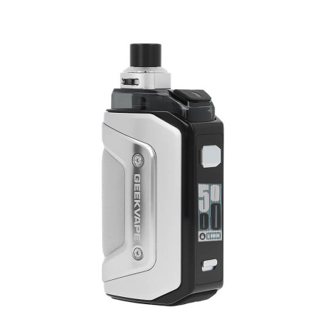 Geekvape's Aegis Hero 5 podmod in Steel Silver