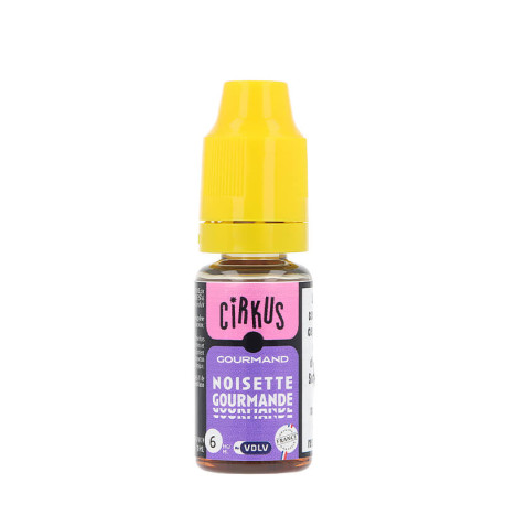 VDLV's Cirkus Noisette Gourmande eliquid in 10ml