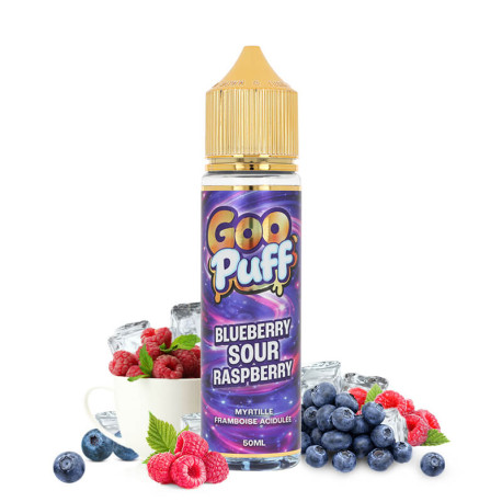 Guilab's Goo Puff Blueberry Sour Raspberry eliquid in 50ml