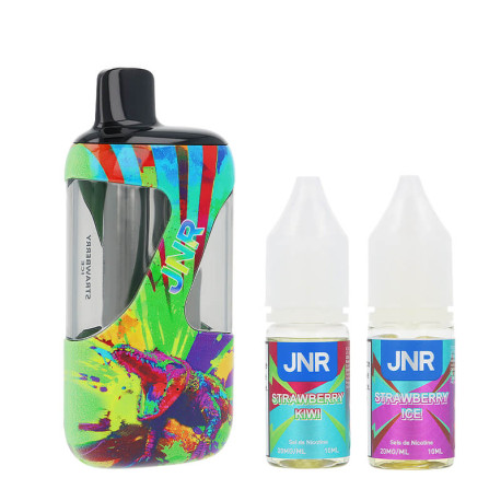 JNR's ZPluse 42K puff and the two Strawberry Kiwi / Strawberry Ice e-liquids