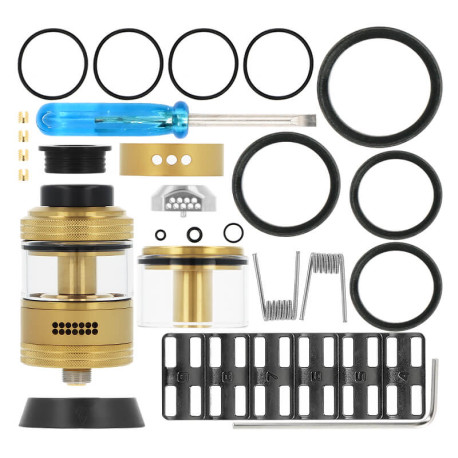 Box contents of Thunder Cloud X Coilturd's AN RTA atomizer