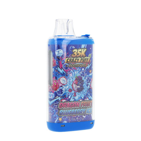 Tornadoliq's Crazy Puff Dragon Fruit Blueberry Ice 35K Puff