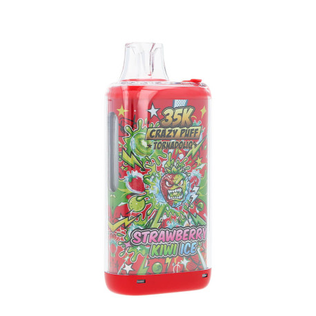 Tornadoliq's Crazy Puff Strawberry Kiwi Ice 35K Puff
