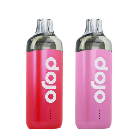 The two Vaporesso's Dojo Blast Fraise Glacée 15K Puffs