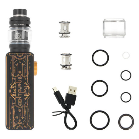Box contents of Lost Vape's Centaurus M100 kit