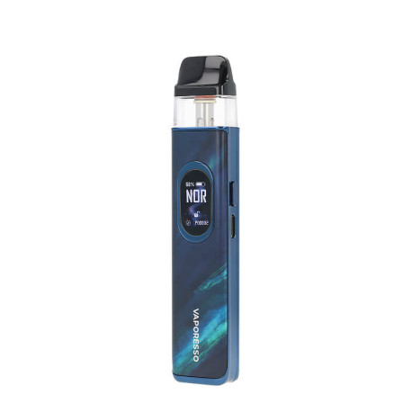 Vaporesso's XROS 6 podmod in Aurora Blue